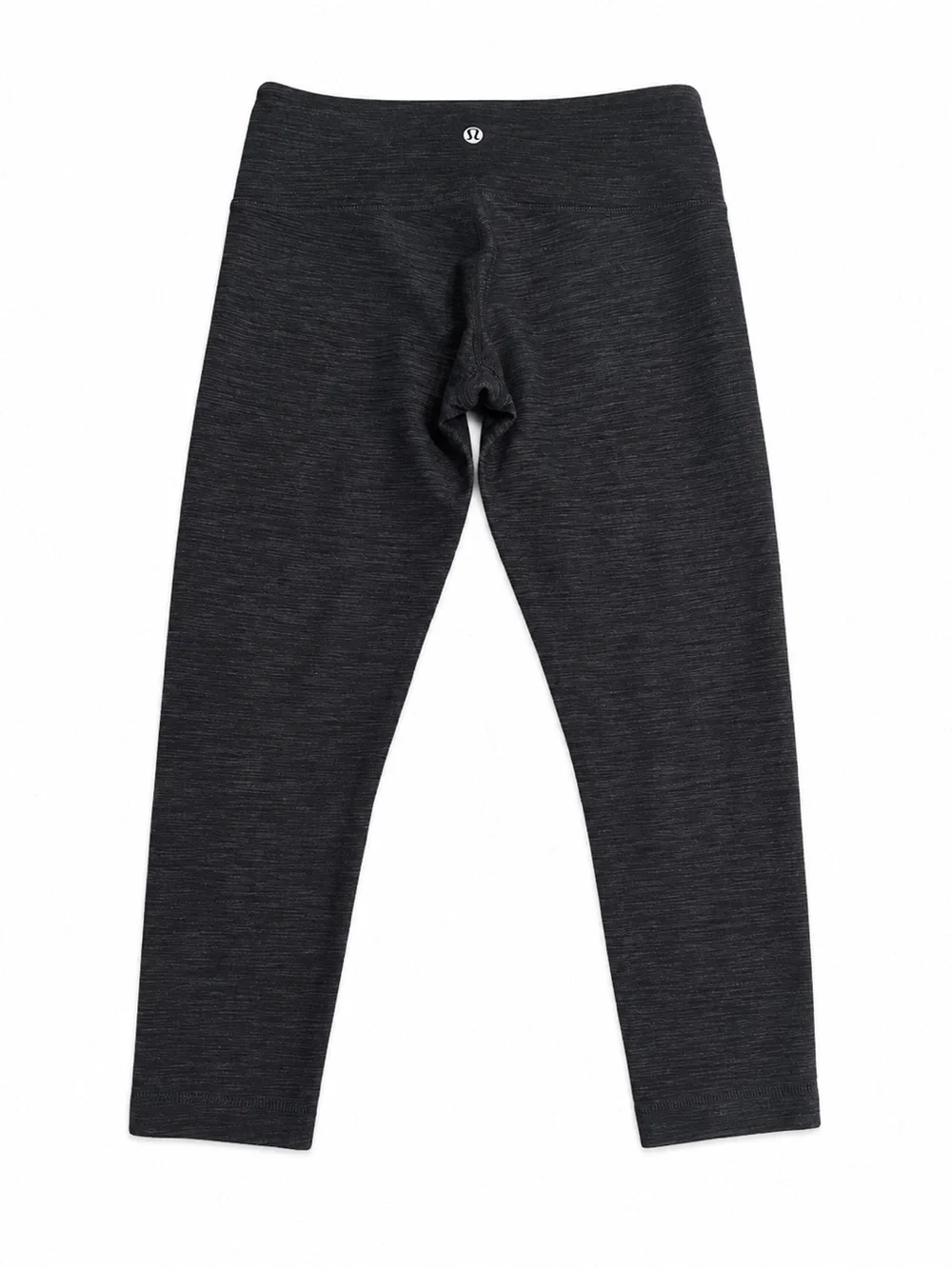 Lululemon Wunder Under High-Rise Crop Leggings Gray Heathered Size 4